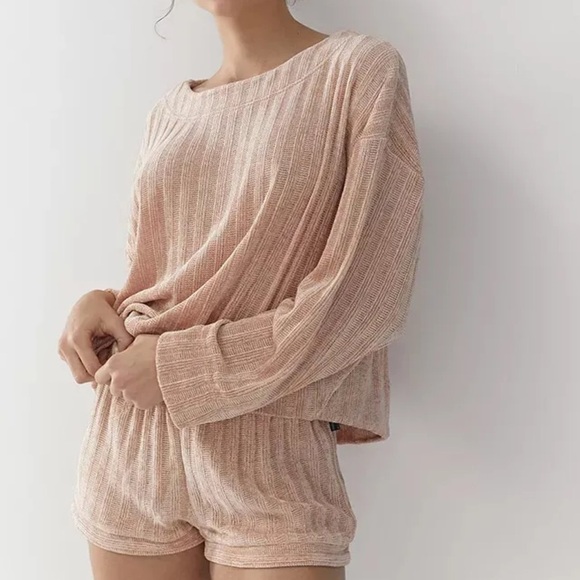 Urban Outfitters Sweaters - UO Out From Under Pink Whistler Chenille Sweater